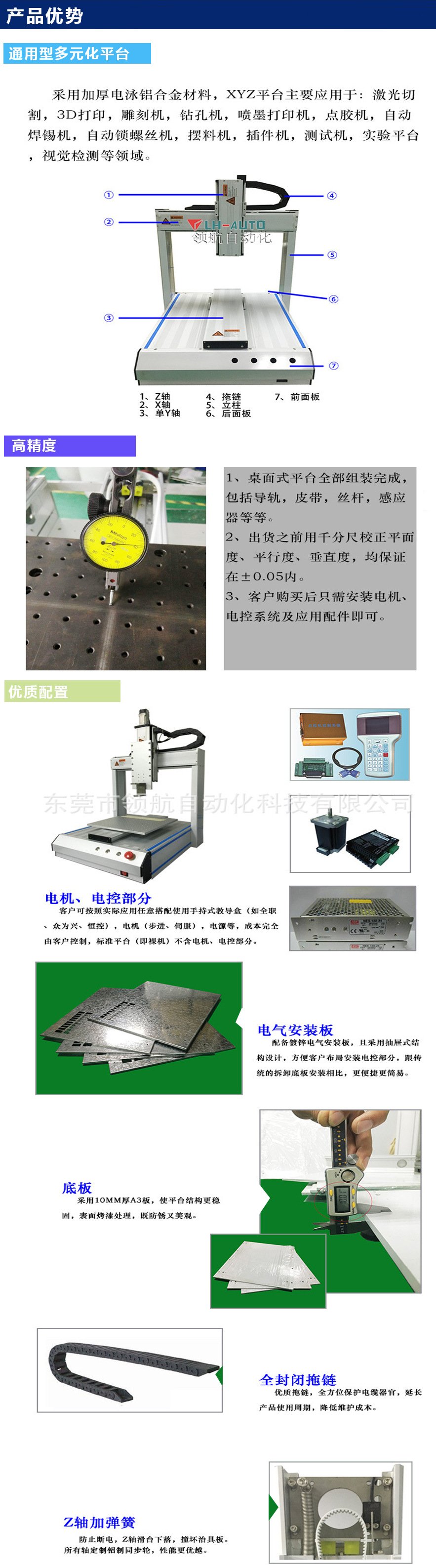 LHPT-B3-331同步带多轴桌面式平台图片二