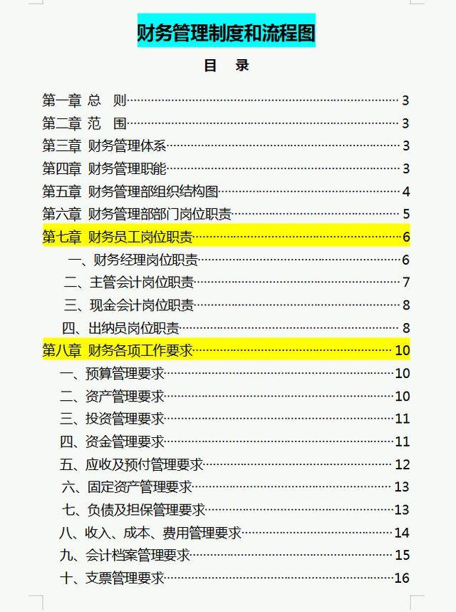 财务经理总结的，财务管理制度和流程图，流程清晰又全面（财务经理工作流程图）